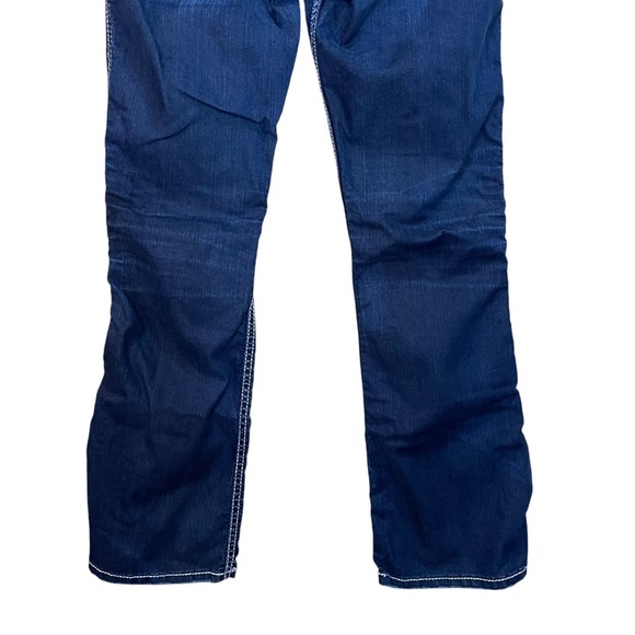 Y2K Silver Women’s Frances 18” Dark Wash Low Rise Bootcut Jeans - Picture 8 of 9